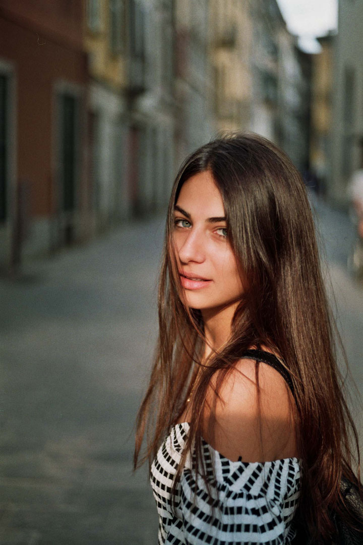 Retrato de una mujer.